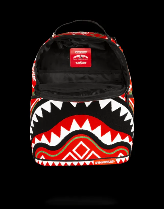 BACKPACKS>SPRAYGROUND UGLY SWEATER SHARK