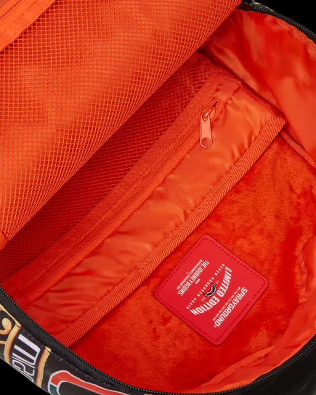 BACKPACKS>SPRAYGROUND UNIVERSITY OF MIAMI BACKPACK (DLXR)