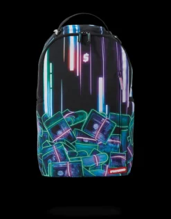 BACKPACKS>SPRAYGROUND u6697u53f7u901au8ca8u30b9u30bfu30c3u30af (CRYPTO STACKS) BACKPACK