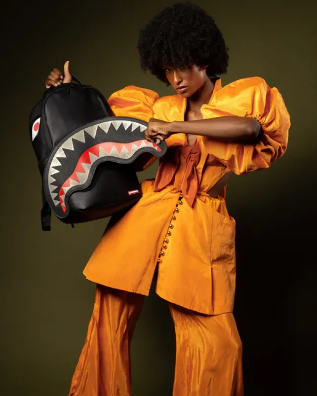 BACKPACKS>SPRAYGROUND VELCRO SHARK - 3 INTERCHANGEABLE SHARKS BACKPACK (DLXV)