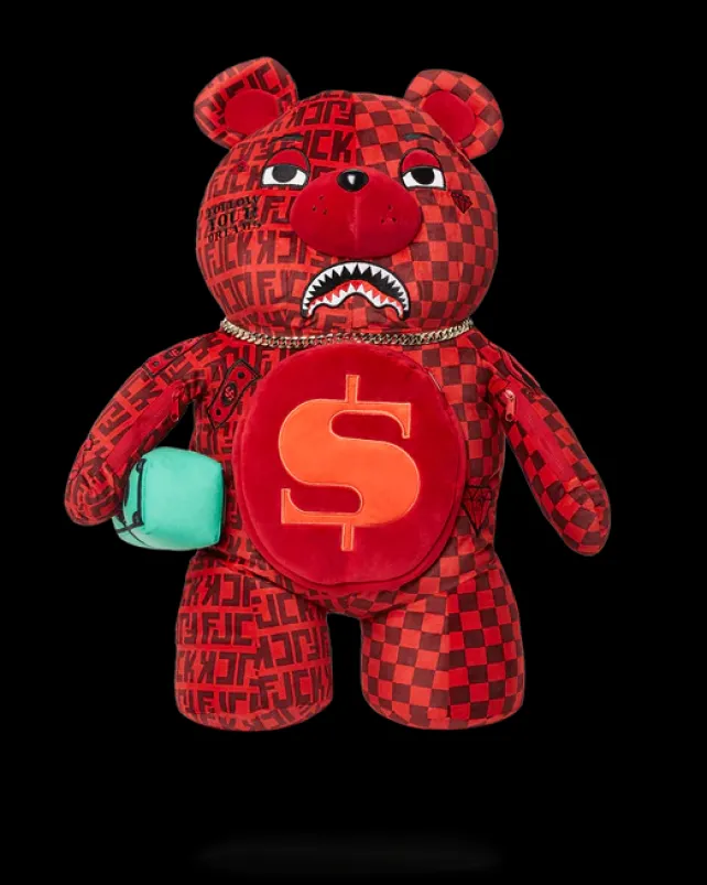TEDDY BEAR BACKPACKS|BACKPACKS>SPRAYGROUND VENI VIDI VICI MONEYBEAR TEDDYBEAR BACKPACK
