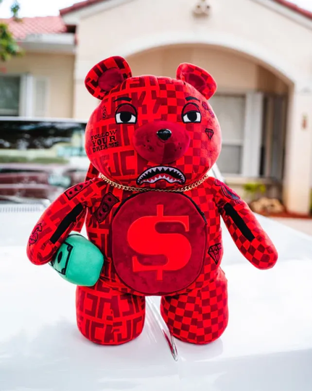 TEDDY BEAR BACKPACKS|BACKPACKS>SPRAYGROUND VENI VIDI VICI MONEYBEAR TEDDYBEAR BACKPACK
