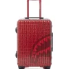 CARRY-ON LUGGAGE>SPRAYGROUND VENI VIDI VICI SHARKNAUTICS HARDSHELL CARRY-ON LUGGAGE