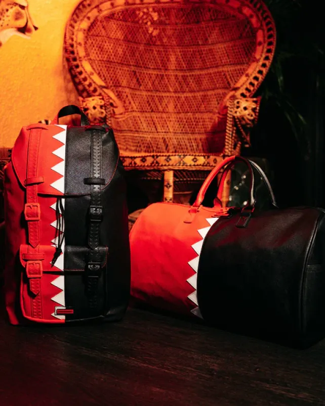 DUFFLES>SPRAYGROUND VERTICAL SHARK CUT u0026 SEW DUFFLE
