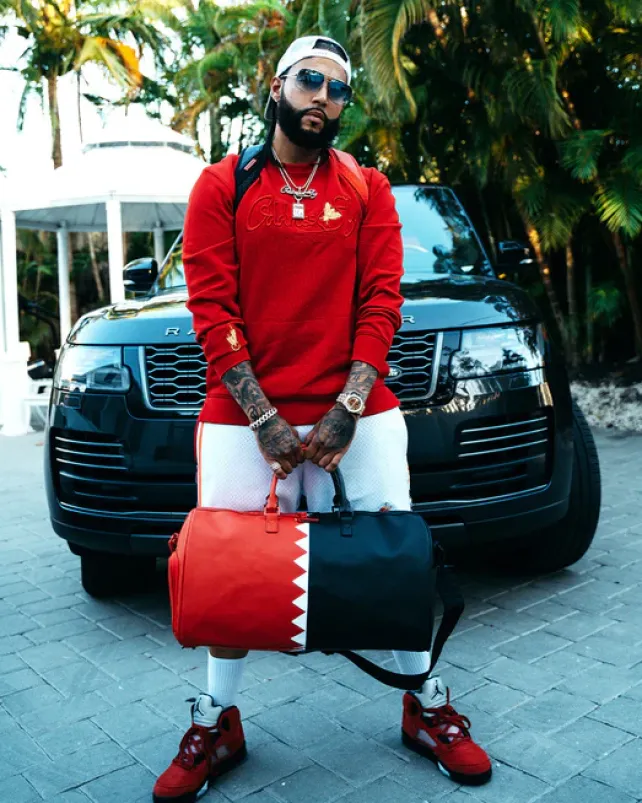 DUFFLES>SPRAYGROUND VERTICAL SHARK CUT u0026 SEW DUFFLE
