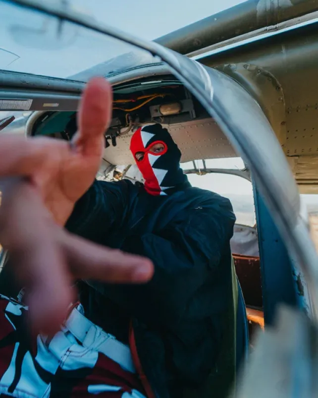 SKI MASKS|COLD WEATHER GEAR>SPRAYGROUND VERTICAL SHARK SKI MASK