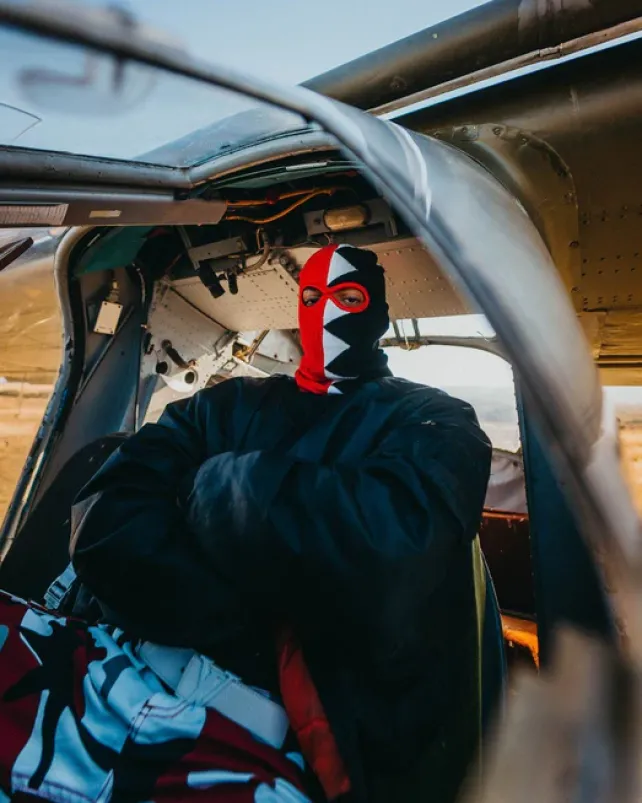 SKI MASKS|COLD WEATHER GEAR>SPRAYGROUND VERTICAL SHARK SKI MASK