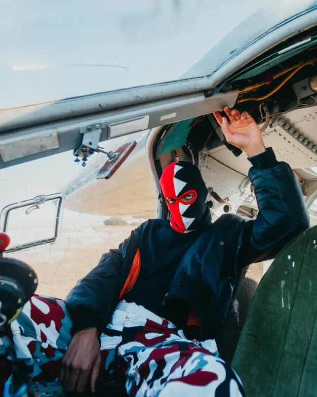 SKI MASKS|COLD WEATHER GEAR>SPRAYGROUND VERTICAL SHARK SKI MASK
