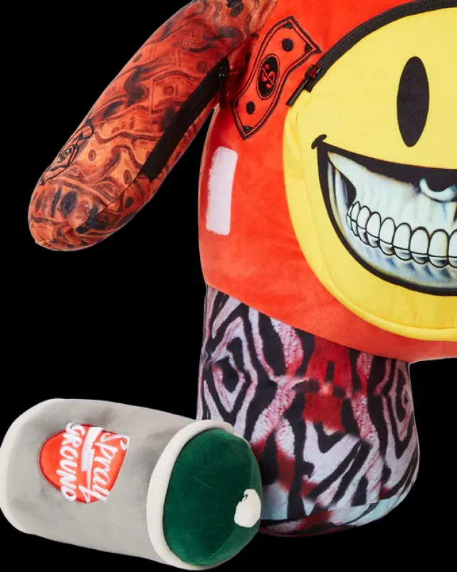 TEDDY BEAR BACKPACKS|BACKPACKS>SPRAYGROUND VILLAIN MONEY BEAR TEDDYBEAR RON ENGLISH EDITION BACKPACK