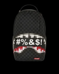 BACKPACKS>SPRAYGROUND 'WHAT THE BEEP' SHARK BACKPACK