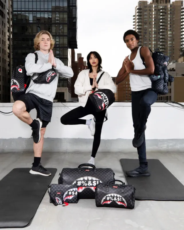BACKPACKS>SPRAYGROUND 'WHAT THE BEEP' SHARK BACKPACK