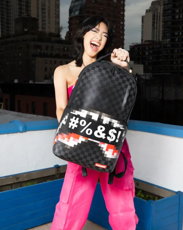BACKPACKS>SPRAYGROUND 'WHAT THE BEEP' SHARK BACKPACK