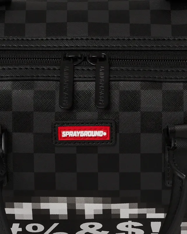 DUFFLES>SPRAYGROUND 'WHAT THE BEEP' SHARK MINI DUFFLE