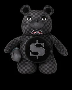 TEDDY BEAR BACKPACKS|BACKPACKS>SPRAYGROUND 'WHAT THE BEEP' SHARK MONEYBEAR TEDDYBEAR BACKPACK