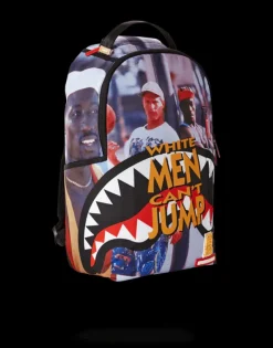 BACKPACKS>SPRAYGROUND WHITE MEN CAN'T JUMP