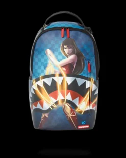 BACKPACKS>SPRAYGROUND WONDER WOMAN: LASSO SHARK DLXV BACKPACK