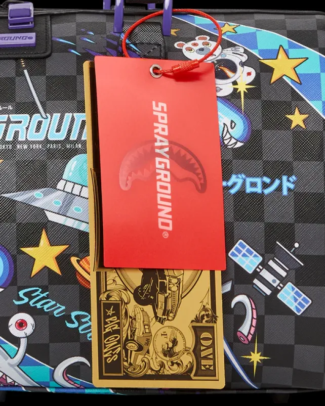 DUFFLES>SPRAYGROUND WTF ALIEN INVASION MINI DUFFLE