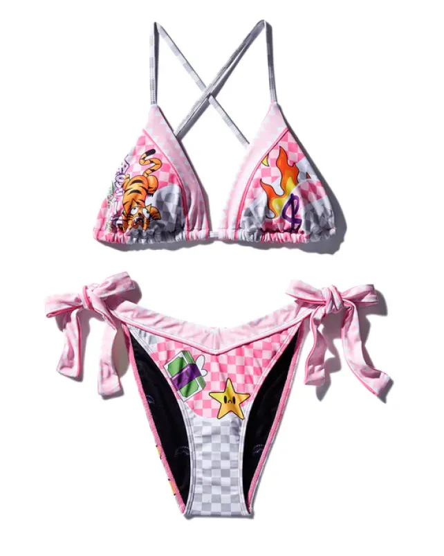 SWIMWEAR>SPRAYGROUND WTF ART BIKINI
