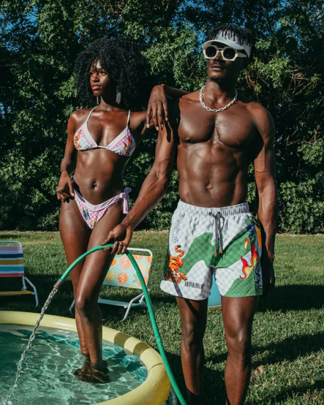 SWIMWEAR>SPRAYGROUND WTF ART BIKINI