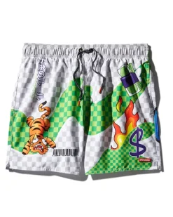 SWIMWEAR>SPRAYGROUND WTF ART SHOTO SWIM TRUNKS