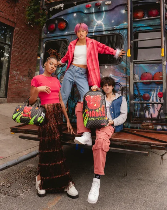 DUFFLES>SPRAYGROUND WTF DIABLO MINI DUFFLE