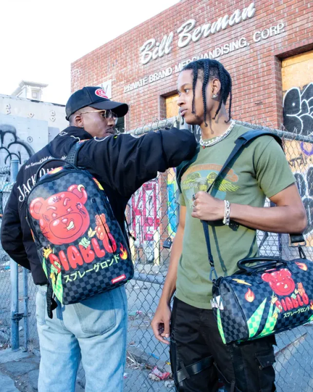 DUFFLES>SPRAYGROUND WTF DIABLO MINI DUFFLE