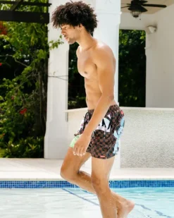 SWIMWEAR>SPRAYGROUND WTF SHARK SHOTO SWIM TRUNKS