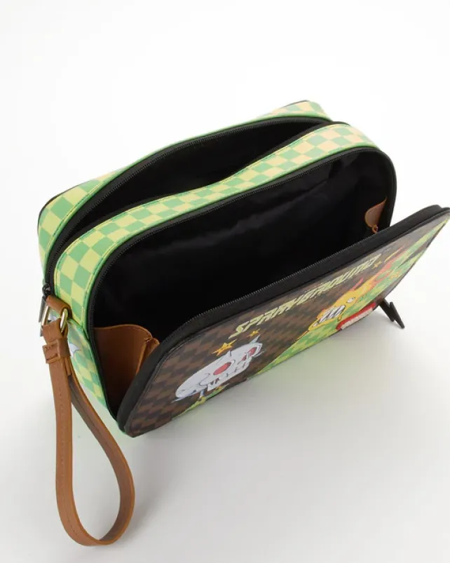 TOILETRIES AKA MONEY BAGS>SPRAYGROUND WTF SHARK TOILETRY BAG