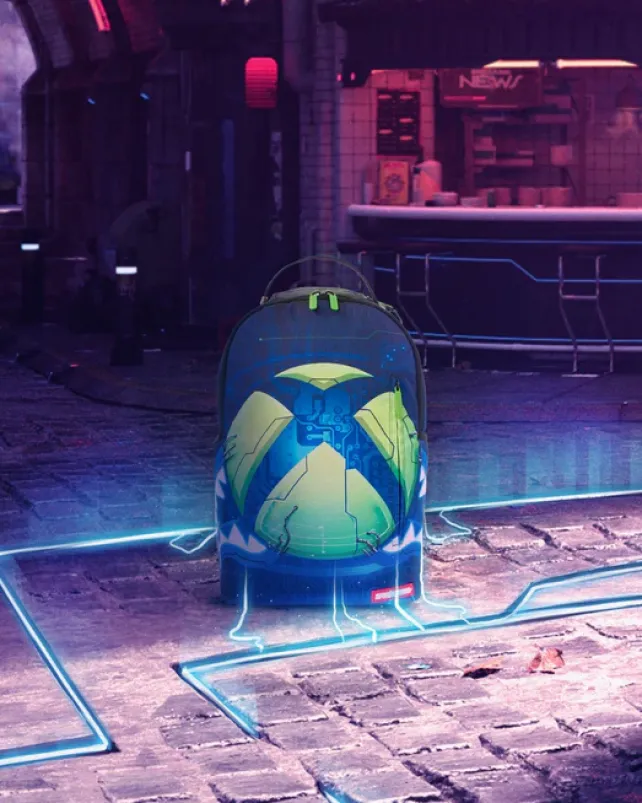 BACKPACKS>SPRAYGROUND XBOX SHARK DIGITAL SPHERE