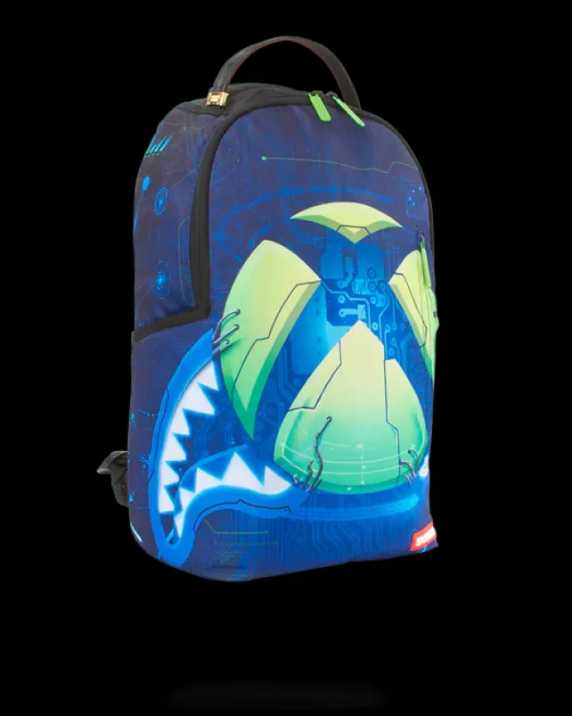 BACKPACKS>SPRAYGROUND XBOX SHARK DIGITAL SPHERE