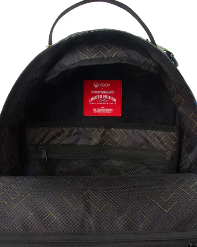 BACKPACKS>SPRAYGROUND XBOX SHARK DIGITAL SPHERE