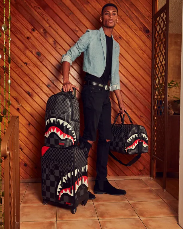 BACKPACKS>SPRAYGROUND XTC GREY SHARKS IN PARIS BACKPACK (DLXV)
