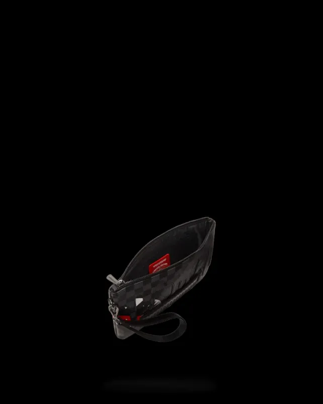 CROSSOVER CLUTCHES>SPRAYGROUND XTC GREY SHARKS IN PARIS CROSSOVER CLUTCH