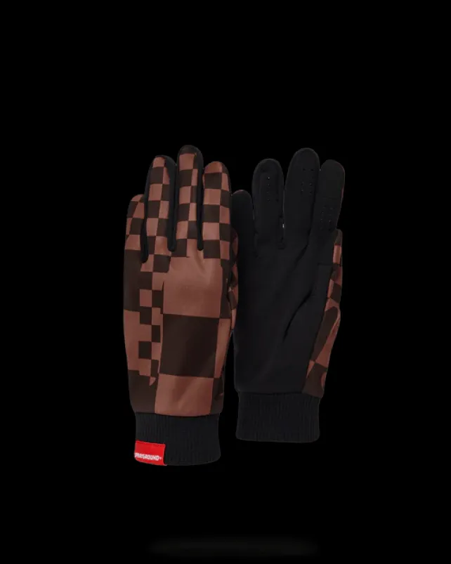 GLOVES|COLD WEATHER GEAR>SPRAYGROUND XTC SHARKS IN PARIS GLOVES
