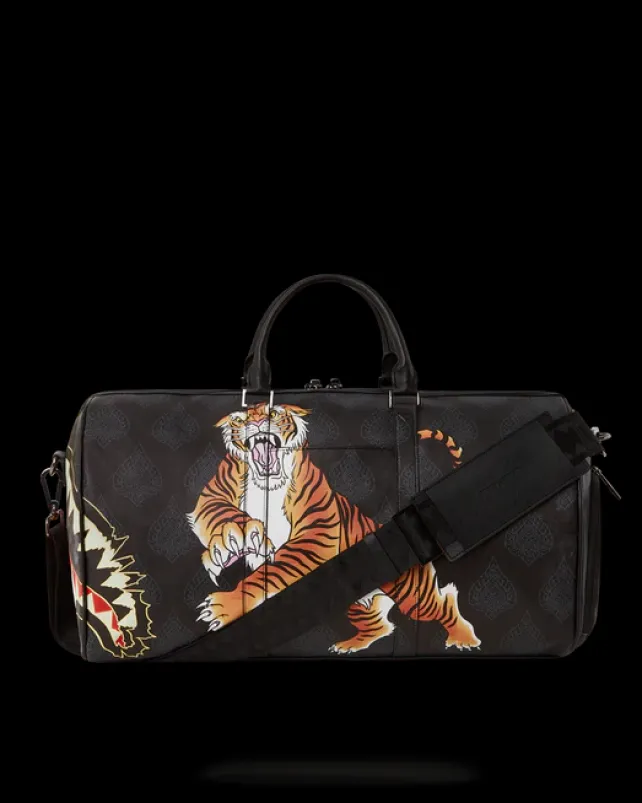 DUFFLES>SPRAYGROUND YEAR OF THE TIGER DUFFLE