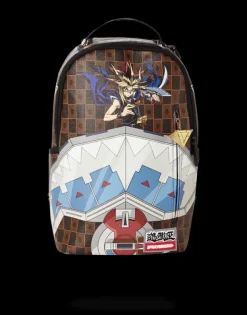 BACKPACKS>SPRAYGROUND YU GI OH DUAL DISK SHARK