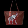 TOTES|HANDBAGS>SPRAYGROUND ZEBRA ELEPHANT RON ENGLISH COLLAB TOTE
